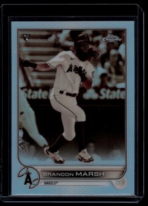 Brandon Marsh 2022 Topps Chrome Sepia Refractor #133 RC Los Angeles Angels