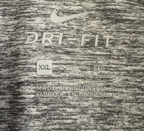 Ole Miss Rebels Nike Dri-Fit 1/4 Zip Pullover Men's 2XL Thumb Holes Heather Gray - Picture 7 of 14