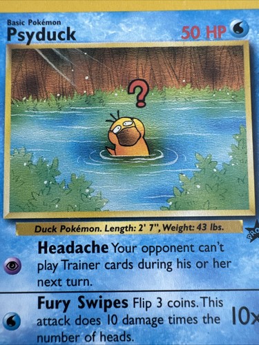 Pokémon TCG - Psyduck - WOTC Black Star Promo 20 - NEUWERTIG! - Bild 6 von 7