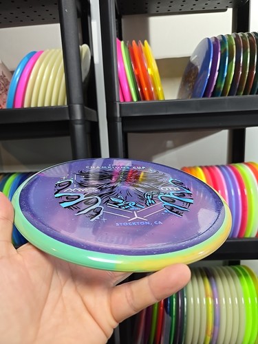Axiom Discs Particle Proton Hex 177g #4 Disc Golf Champions Cup 2025 Mvp Glow - Picture 3 of 9