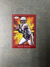 2022 SAGE Low Series - Artistry Malik Willis #ART-MW Red (RC)