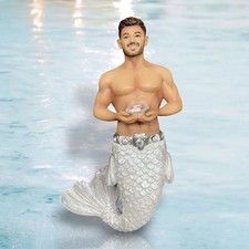 December Diamonds April - Diamond Merman Christmas Ornament 55-55492