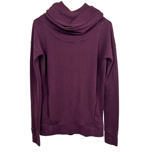 Felpa con cappuccio Lululemon Stress Less Heathered Bordeaux Drama 2 donna French Terry - Foto 3 di 7
