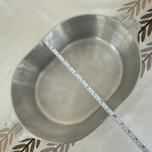 Vtg. Wagner Ware Magnalite GHC 12 Qt Oval Roaster Dutch Oven 11 9/16" X 18 5/8" - Picture 23 of 24
