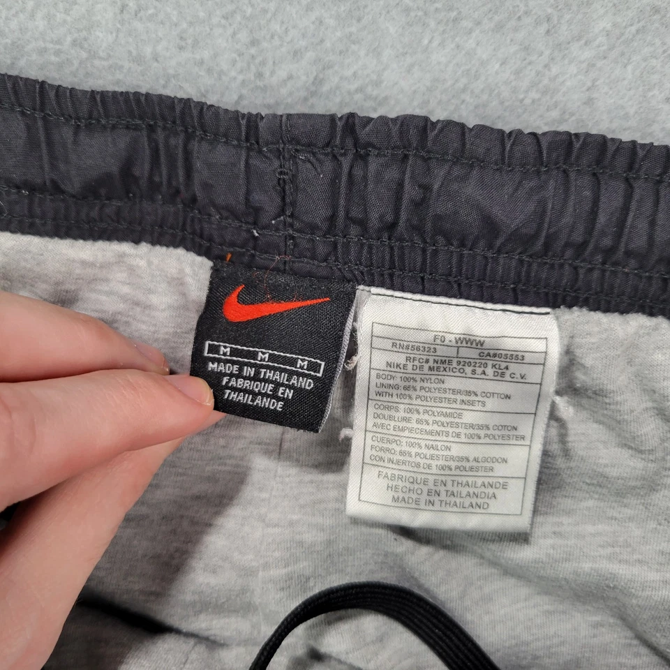 Y2K Nike Baggy Wide Leg Nylon Track Pants Mens Size M Skater - Image 2 of 4