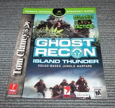  Tom Clancy's Ghost Recon Island Thunder Strategy Guide for Xbox Brand New