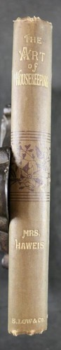 1889 HAWEIS, THE ART OF HOUSE KEEPING, SERVANTS, WORK, SCARCE, Publisher's Cloth - Picture 16 of 16