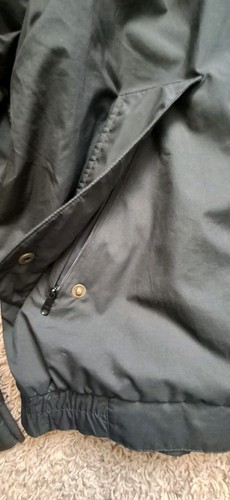 Footjoy Men's Large Dryjoys Jacket Black Full Zip Off Sleeves Wind Rain Golf L - Picture 6 of 15