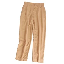 Salvatore Ferragamo Long Pants Easy Silk Womens 40 (m) Beige Used MOLO-0