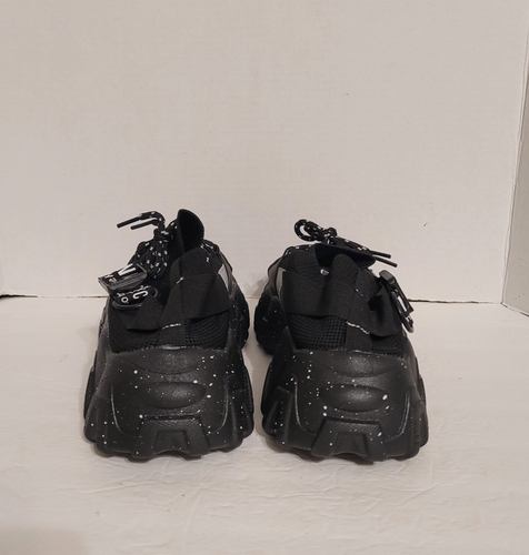 Zapatillas deportivas gruesas de plataforma de moda con cordones talla 9,5 - Imagen 13 de 14