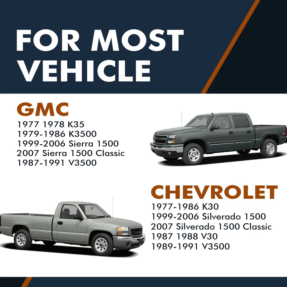 Par de 2 amortiguadores traseros para Chevrolet V3500 1989-1991 Foto 2 de 3