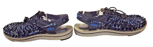 Mens Keen Uneek Sandals Size 11.5M Black Blue Braided 010818 Outdoor, Hikeing - Picture 16 of 23