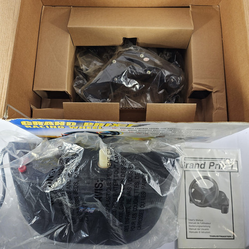 Thrustmaster Steering Wheel PC Grand Prix Racing Wheel MS Windows VTG NOS 90's - Picture 3 of 8