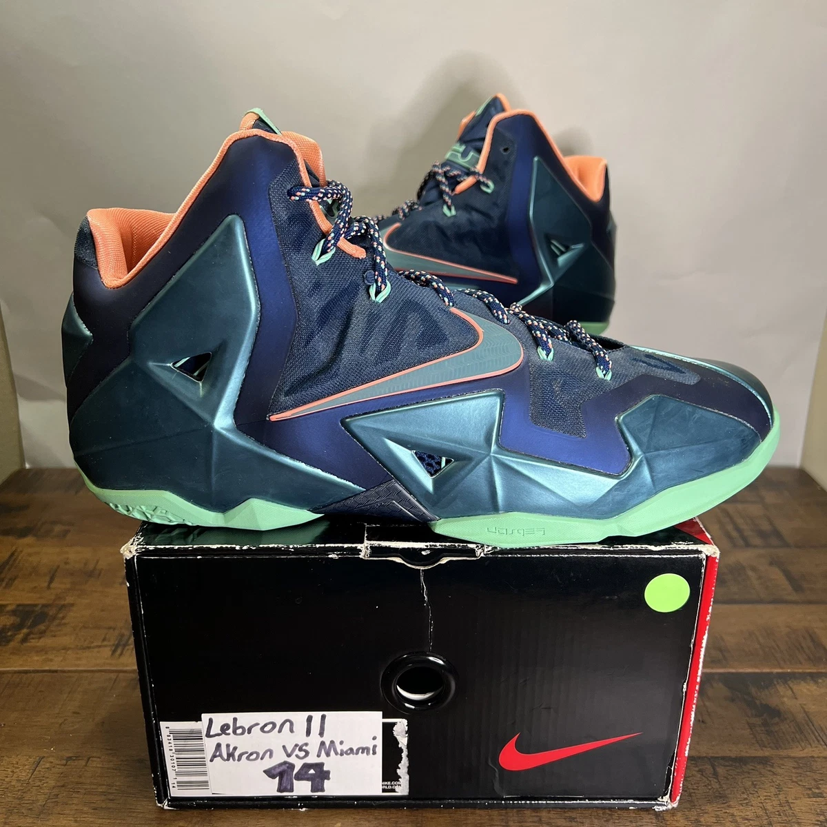 Nike LeBron 11 Miami vs Akron for Sale | Authenticity 