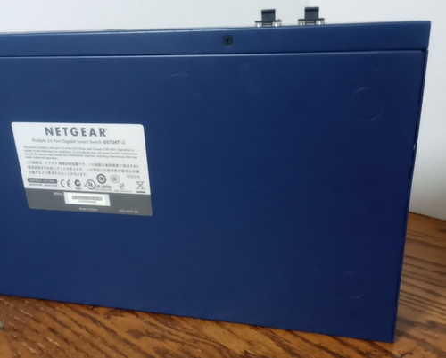 24-portowy gigabitowy przełącznik zarządzany Netgear ProSafe GS724T v3 – sprawdzony - Zdjęcie 20 z 20