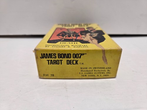 Mazzo di tarocchi vintage James Bond 007 Roger Moore Live & Let Die Svizzera 1973 - Foto 4 di 7