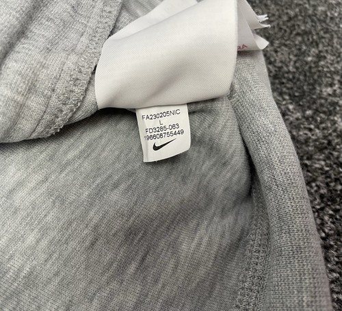 Nike Tech Fleece Full Zip Tracksuit Hoodie 2024 Grey Kids Size Large age 12-13yr - Picture 12 of 19