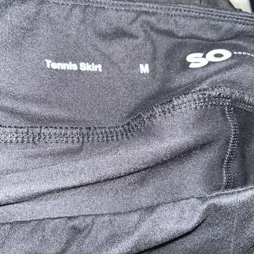 SO Junioren Tennisrock Plissee mit Untershorts Größe Medium schwarz Luxus Skort - Bild 4 von 9