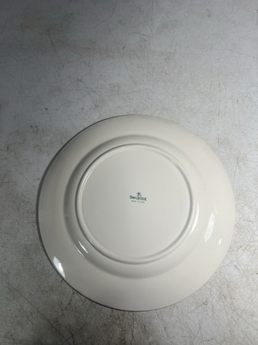 Vintage Homer Laughlin Dinner Plate Floral with Burgundy and Gold Trim Accents - Picture 7 of 8