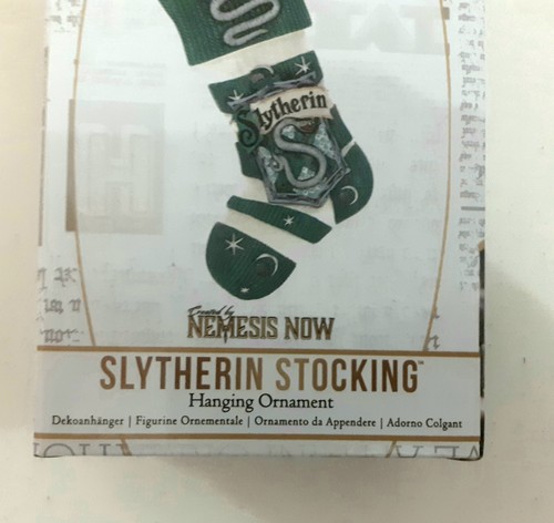 Harry Potter Slytherin Stocking Hanging Ornament Baumschmuck Sammlerobjekt NEU - Bild 2 von 5