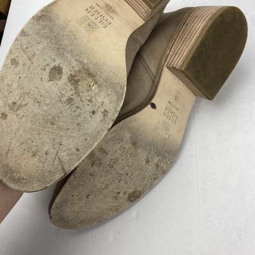 Eileen Fisher Damen 11 Leaf Bootie Beige Wildleder Stiefeletten ALLE ANSEHEN - Bild 5 von 6