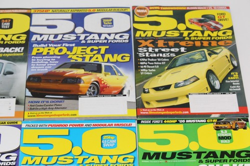 5.0 Mustang & Super Fords Magazine Lot Bundle 2004 Complete Year Set Car Issues - Bild 7 von 24