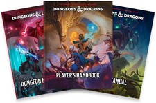 Dungeons and Dragons 5E DM Guide, Player Handbook, and Monster Manual 2024 New