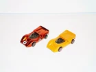 REDLINE HOT WHEELS OPAQUE ORANGE NM+ & RARE RED-ORANGE VG+ MCLARENS