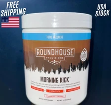 ROUNDHOUSE PROVISIONS MORNING KICK-DIGESTIVE POWDER-STRAWBERRY LEMONADE, 9.1 oz!