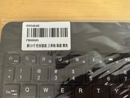 Small Tablet Bluetooth Keyboard 9” - Picture 2 of 5