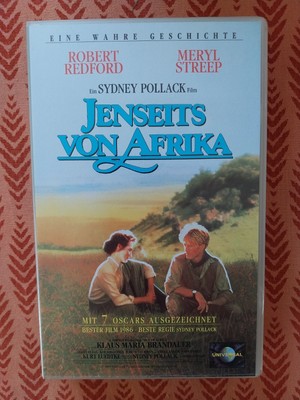 Jenseits von Afrika / Videokassette / VHS / Robert Redford / Meryl Streep