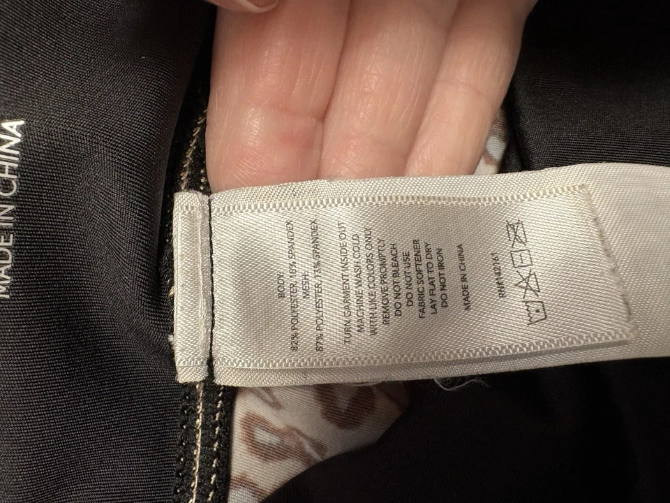 Leggings capri para mujer LuLaRoe 'Rise' estampado de leopardo talla XL Foto 4 de 4