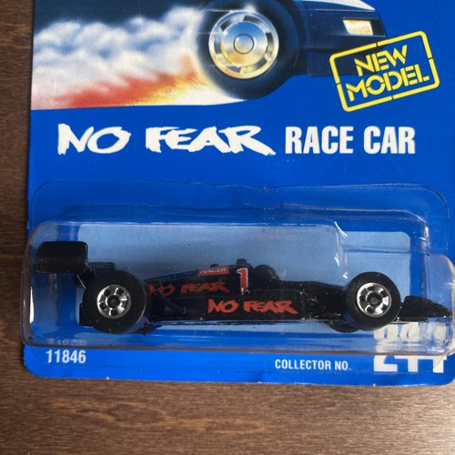 Hot Wheels: 1991 No Fear Race Car #244 - - schwarz - 5 Speichen - neu - Bild 2 von 5