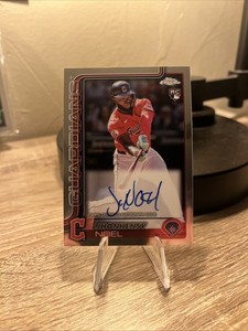 2025 Topps Chrome Jhonkensy Noel Rookie Auto RC Rookie #RA-JN Guardians
