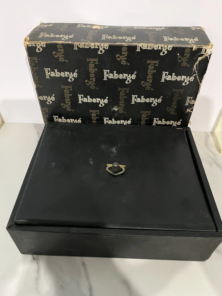 De colección Fabergé Colonia Para Hombres Afrodisia Nueva Talco Loción Jabón Servilleta En Caja Foto 4 de 4