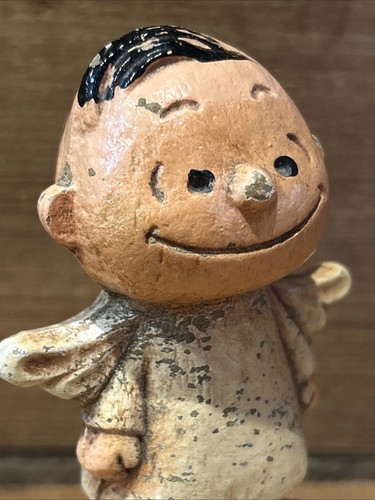 Vintage United Fund Campaign Award Peanuts Charles Schultz Angel Figurine - Picture 7 of 8