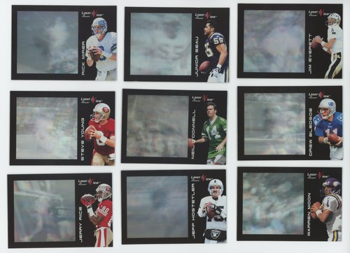 Pinnacle Laser View 1996 Football 40 Card Hologram Set - Picture 3 of 10