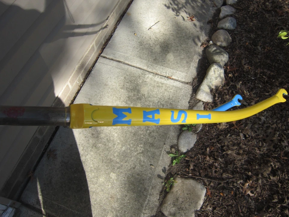 Masi fork 1" threaded,blue and yellow,195mm steerer,26.4 crown race - Image 2 of 4