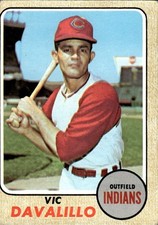 Vic Davalillo 1968 Topps #397 Cleveland Indians