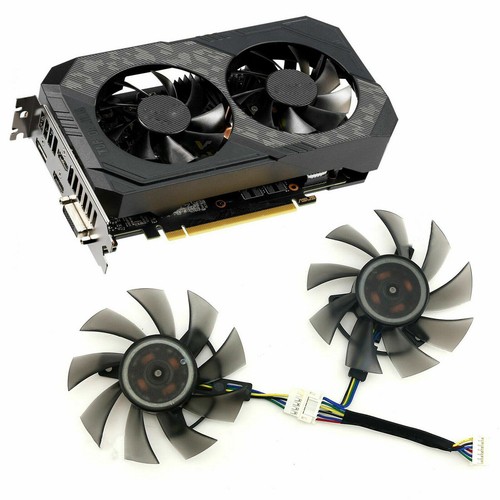 Cooler Fan For ASUS RTX 2060 RTX 1660Ti 1660 1650 TUF FD8015U12D Graphics Card - Afbeelding 5 van 8