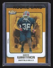 2006 Finest #136 Donte Whitner Gold Refractors #/49 RC ROOKIE