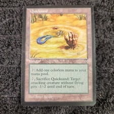 Quicksand - Visions - LP, English - MTG Magic The Gathering Land