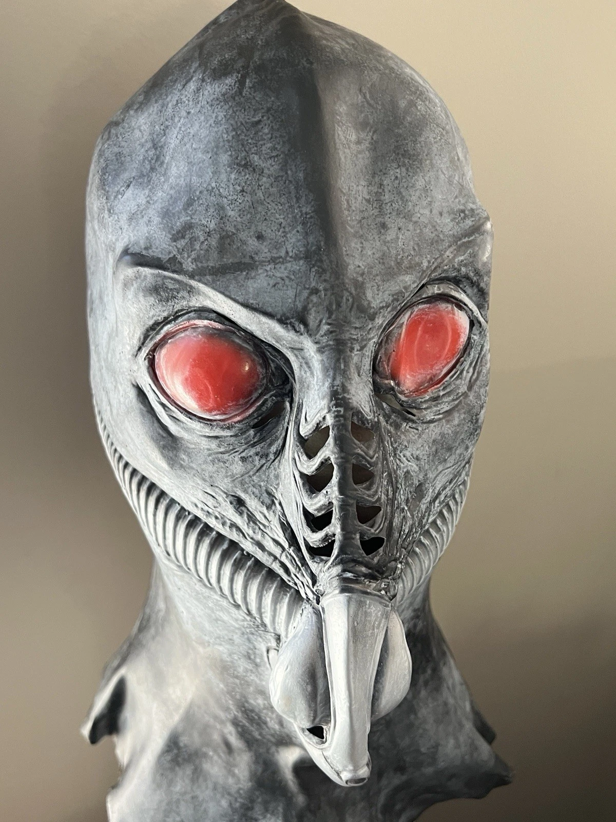 Vintage Time Traveler Resurrection Halloween Mask Latex Unmarked