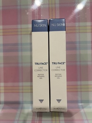 2 Tubes Nuskin / Nu Skin Tru Face Line Corrector 1oz SEALED Peptide Refining Gel