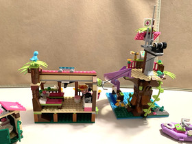 LEGO Friends Jungle Falls Rescue and Jungle Bridge Rescue incomplete accessories
