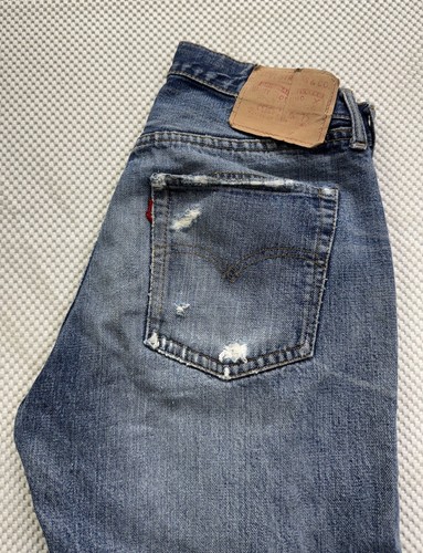 Vintage 1960’s Levis Big E Transitional Jeans Redline Gr. 28x30 - Bild 2 von 12