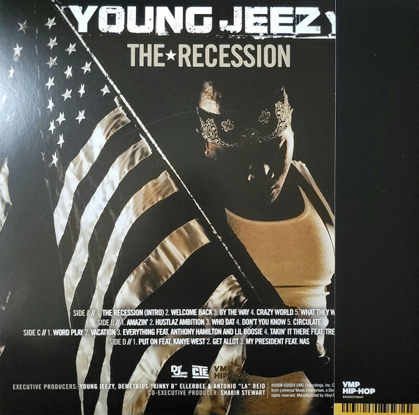 YOUNG JEEZY THE RECESSI レコード LP 12インチ Young Jeezy – The Recession – 2 x Vinyl (LP, Album), 2008
