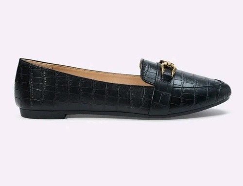 Ladies size 10 Black Loafer Crocs Flats Shoes - Picture 4 of 6