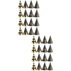 32 stücke frohes neues jahr hüte party dekorative hüte papier kegel hüte