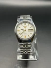 Vintage Seiko 5 Automatic 7009 – White/Gold Dial – Day/Date – Works